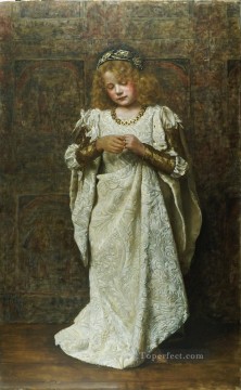 La niña novia 1883 John Collier Orientalista prerrafaelita Pinturas al óleo